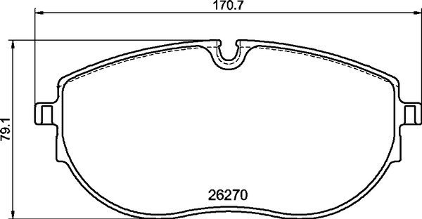 BREMBO Brake pad set P 85 188 - Brake Pads