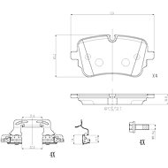 BREMBO Brake pad set P 85 190 - Brake Pads