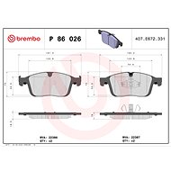 BREMBO Brake pad set P 86 026 - Brake Pads