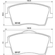 BREMBO Brake pad set P 86 031 - Brake Pads