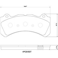 BREMBO Brake pads P 86 034 - Brake Pads