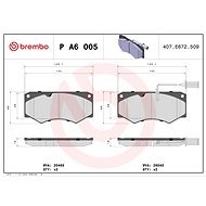 BREMBO Brake pad set P A6 005 - Brake Pads