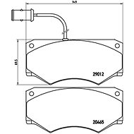BREMBO Brake pad set P A6 013 - Brake Pads
