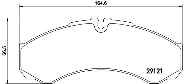 BREMBO Brake pad set P A6 017 - Brake Pads