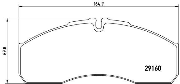 BREMBO Brake pad set P A6 022 - Brake Pads