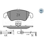 MEYLE Brake pads 025 222 5219/PD - Brake Pads