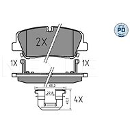 MEYLE Brake pads 025 224 1817/PD - Brake Pads