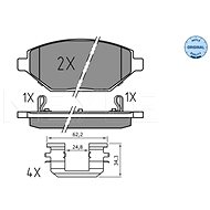 MEYLE Brake pads 025 225 2218 - Brake Pads