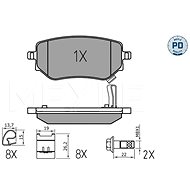 MEYLE Brake pads 025 228 6118/PD - Brake Pads