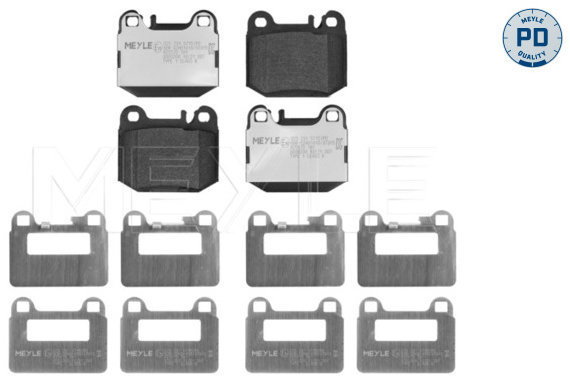 MEYLE Brake pads 025 231 5715/PD - Brake Pads