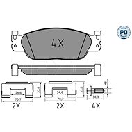 MEYLE Brake pads 025 234 2318/PD - Brake Pads
