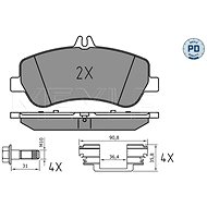 MEYLE Brake pads 025 248 6720/PD - Brake Pads