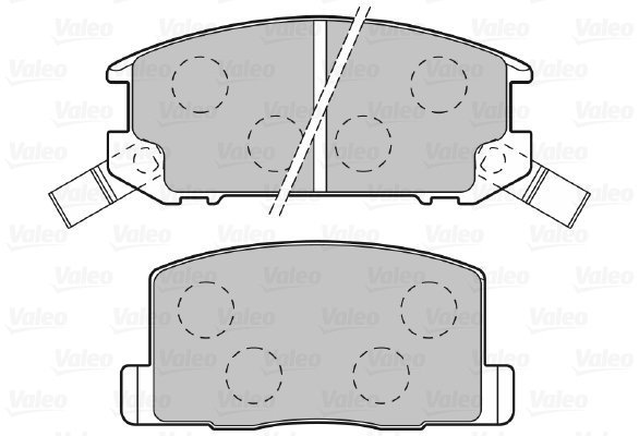 VALEO Brake pads 598983 - Brake Pads