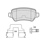 VALEO Brake pads 601701 - Brake Pads