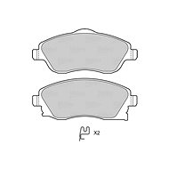 VALEO Brake pads 601704 - Brake Pads