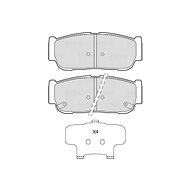 VALEO Brake pads 601724 - Brake Pads