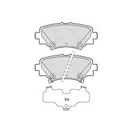 VALEO Brake pads 601736 - Brake Pads