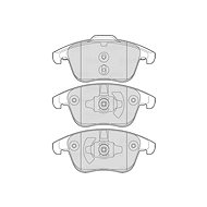 VALEO Brake pads 601737 - Brake Pads
