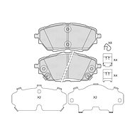 VALEO Brake pads 601750 - Brake Pads