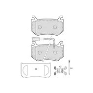 VALEO Brake pads 601768 - Brake Pads