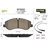 VALEO Brake pads 872002 - Brake Pads