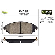 VALEO Brake pads 872004 - Brake Pads