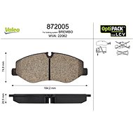 VALEO Brake pads 872005 - Brake Pads