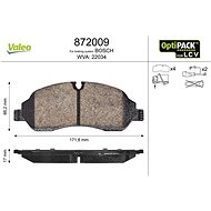 VALEO Brake pads 872009 - Brake Pads