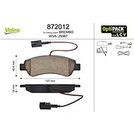 VALEO Brake pads 872012 - Brake Pads
