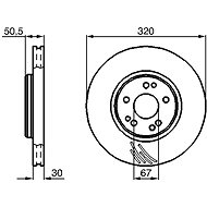BOSCH brake disc 0 986 478 792, set of 2, set of 2 - Brake Disc