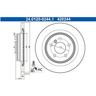 ATE 420244 brake disc 24.0120-0244.1, set of 2, set of 2 - Brake Disc