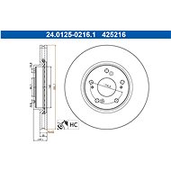ATE 425216 brake disc 24.0125-0216.1, set of 2 - Brake Disc