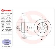 BREMBO brake disc 08.5878.20, set of 2 - Brake Disc