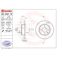 BREMBO brake disc 08.7237.10, set of 2 - Brake Disc