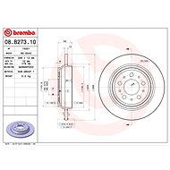 BREMBO brake disc 08. B273.10, set of 2 - Brake Disc