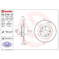 BREMBO brake disc 08. C135.11, set of 2 - Brake Disc