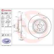 BREMBO brake disc 08. C301.11, set of 2 - Brake Disc