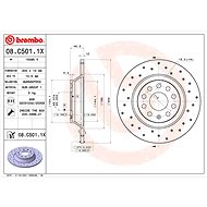 BREMBO brake disc 08. C501.1X, set of 2 - Brake Disc