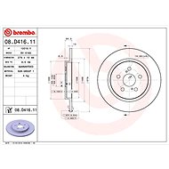 BREMBO brake disc 08. D416.11, set of 2 - Brake Disc