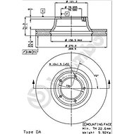 BREMBO brake disc 09.2943.10, set of 2 - Brake Disc