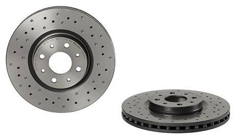 BREMBO brake disc 09.5180.3X, set of 2 - Brake Disc