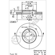 BREMBO brzdový kotouč 09.5678.10, sada 2 ks - Brake Disc