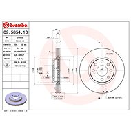 BREMBO brzdový kotouč 09.5854.10, sada 2 ks - Brake Disc