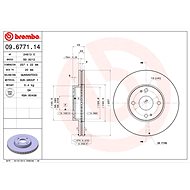 BREMBO brzdový kotouč 09.6771.14, sada 2 ks - Brake Disc