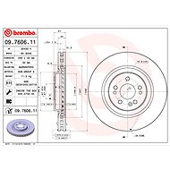 BREMBO brzdový kotouč 09.7606.11, sada 2 ks - Brake Disc