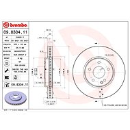 BREMBO brzdový kotouč 09.8304.11, sada 2 ks - Brake Disc