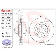 BREMBO brake disc 09.8614.11, set of 2 - Brake Disc