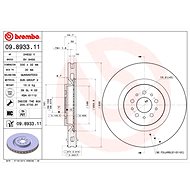 BREMBO brake disc 09.8933.11, set of 2 - Brake Disc