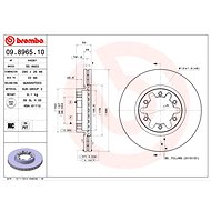 BREMBO brake disc 09.8965.10, set of 2 - Brake Disc