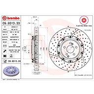 BREMBO brake disc 09.9313.33, set of 2 - Brake Disc